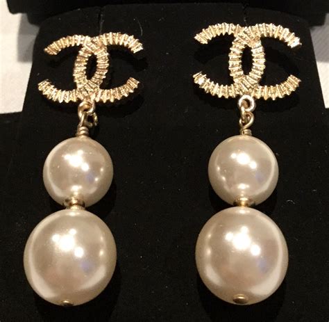 coco chanel bottle earrings|Coco Chanel earrings real.